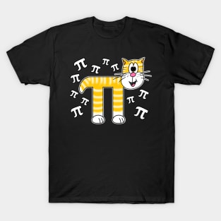 Pi Day Cat Math Teacher Mathematicians T-Shirt